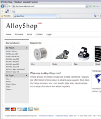 Alloyshop.com - Nickel & Nickel alloys